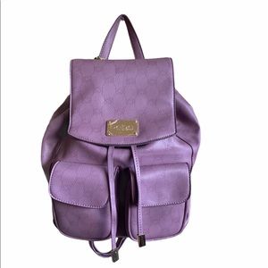 Bebe Alexandria Backpack with Double Pockets